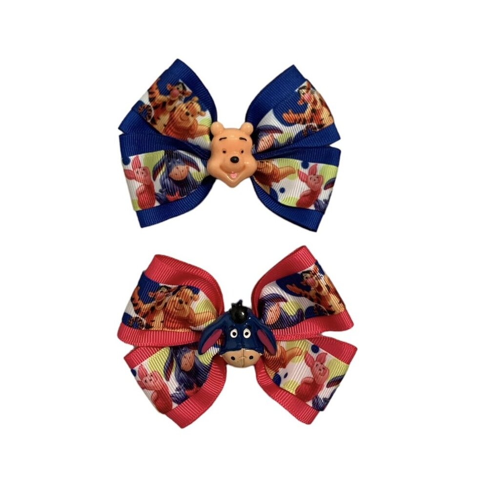 Winnie The Pooh & Eeyore Hair Bow Set